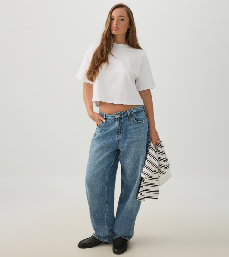 Ardene  Short Sleeve T-Shirts - White Short Sleeve T-Shirts