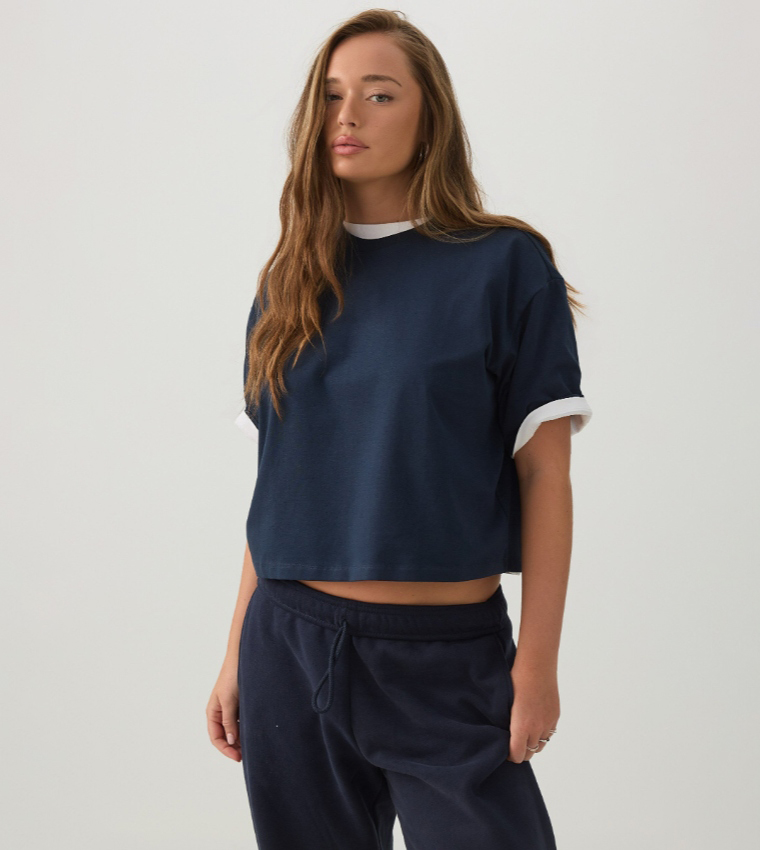 اردين  تيشيرتات  كم قصير  - أزرق Short Sleeve T-Shirts