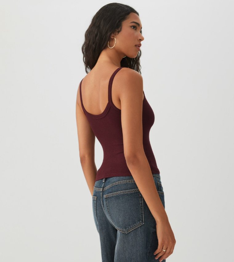 اردين  توبات بلا أكمام  - بني محمر  Sleeveless Tops