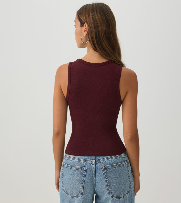 BASICORE™ Ribbed Tank Top