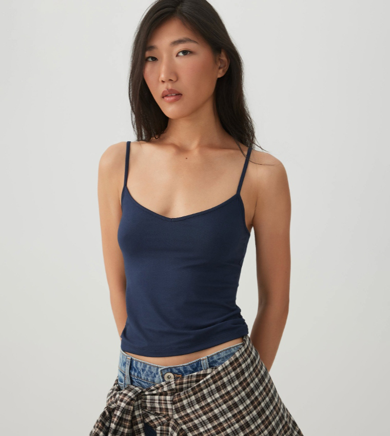 اردين  توبات بلا أكمام  - كحلي Sleeveless Tops