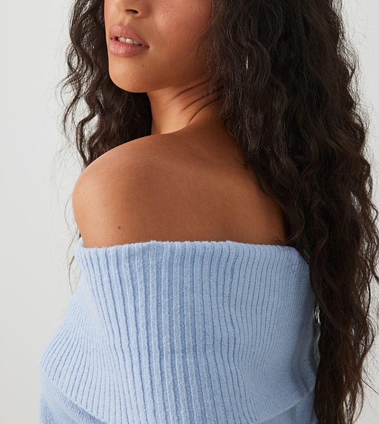 اردين  توبات قصيرة - أزرق فاتح Cropped Tops