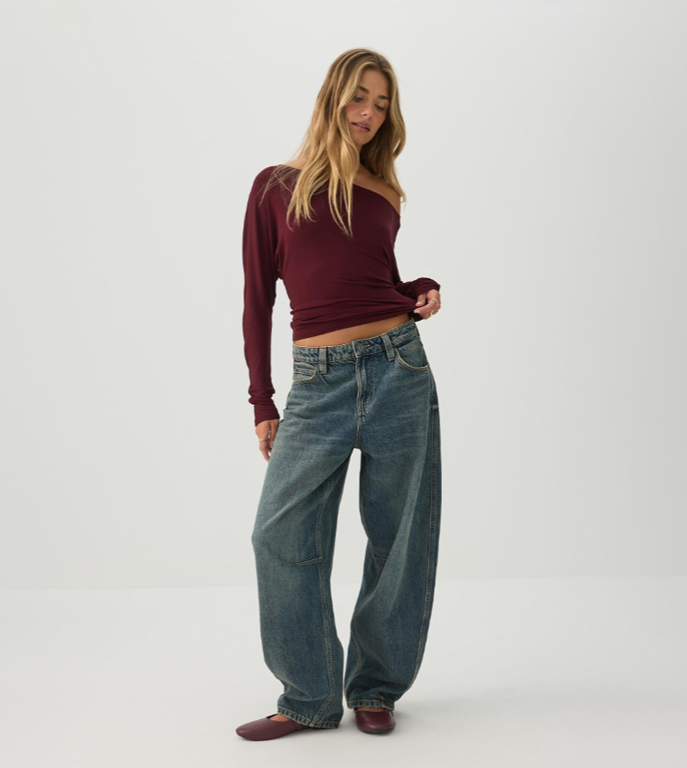 اردين  توبات قصيرة - بورغندي Cropped Tops