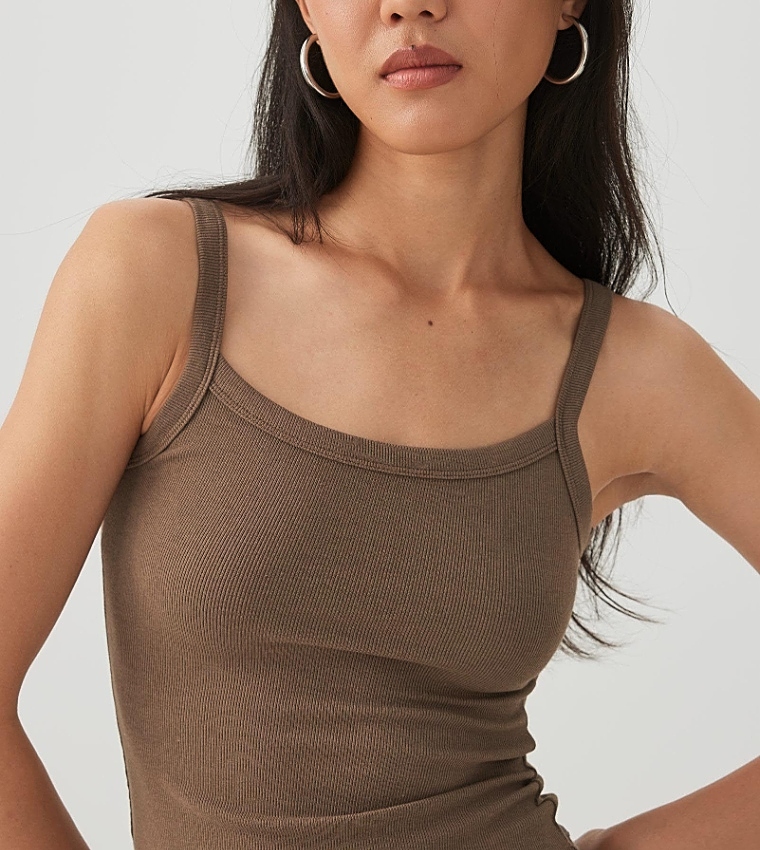 Ardene  Cropped Tops - Brown Cropped Tops