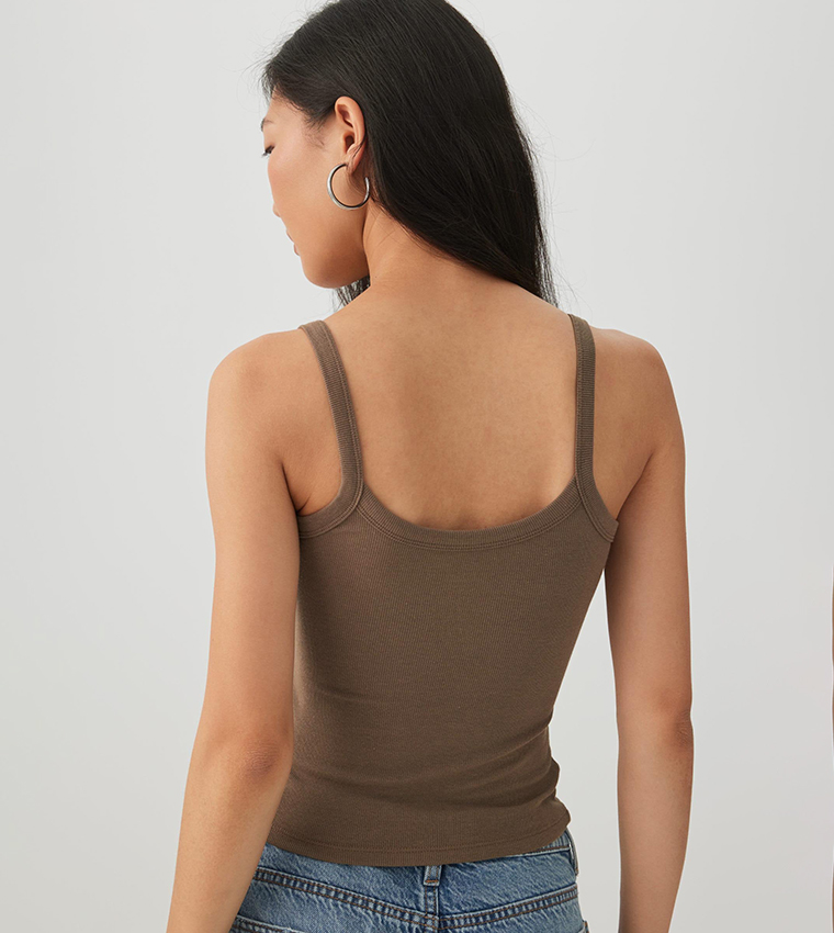 Ardene  Cropped Tops - Brown Cropped Tops