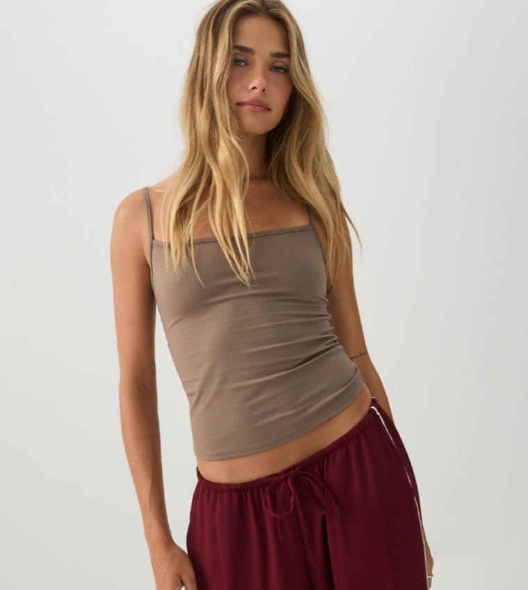 اردين  توبات بلا أكمام  - بني  Sleeveless Tops