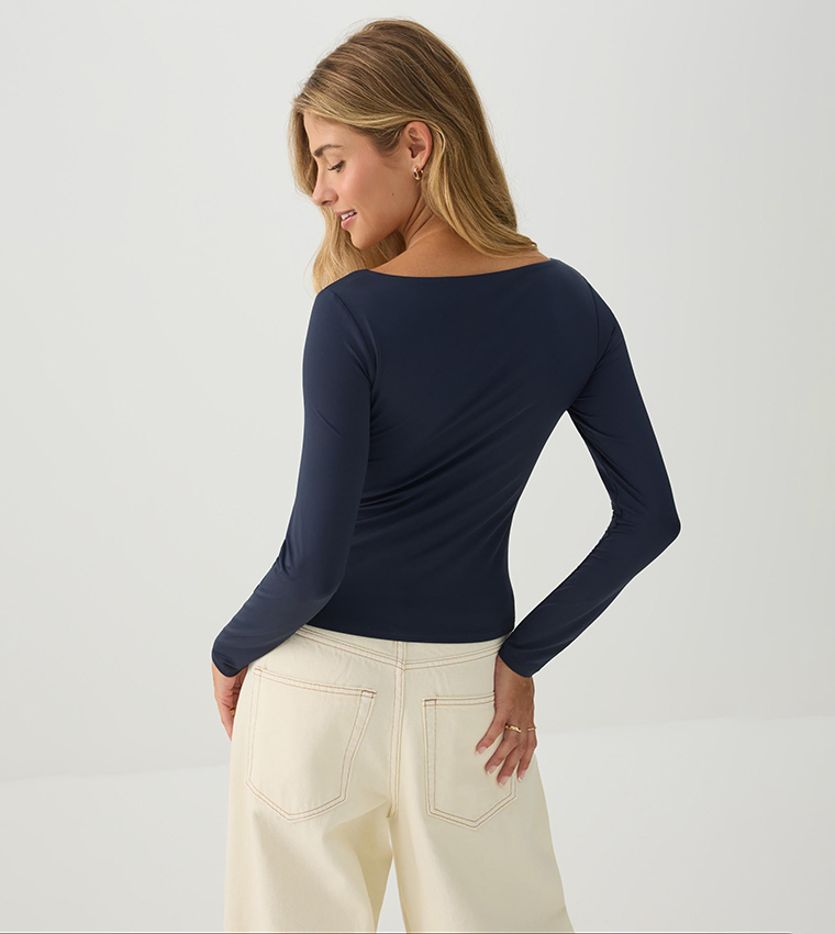 اردين  توبات قصيرة - كحلي Cropped Tops