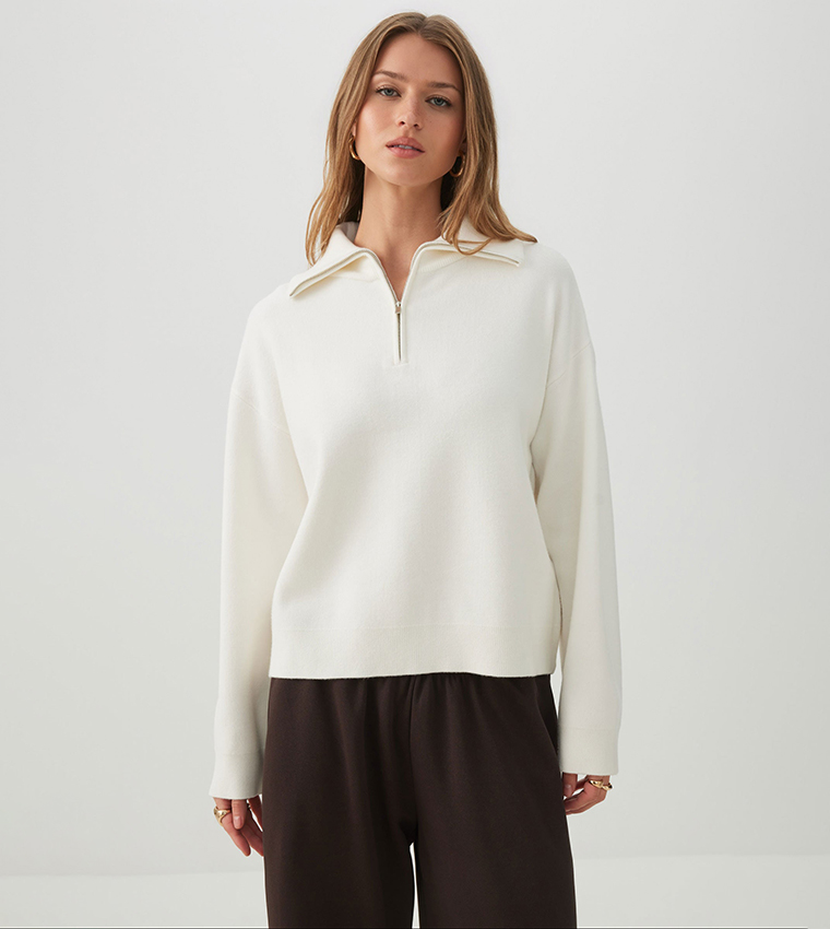 Ardene  Sweaters - Cream Sweaters