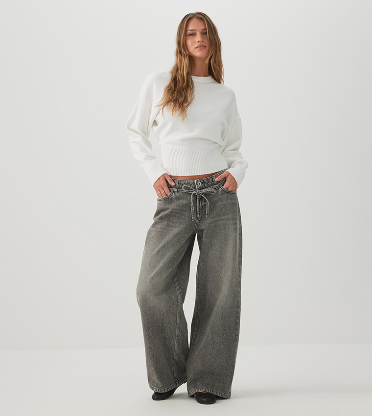 اردين  سترات بياقة دائرية - كريمي  Round Neck Sweaters