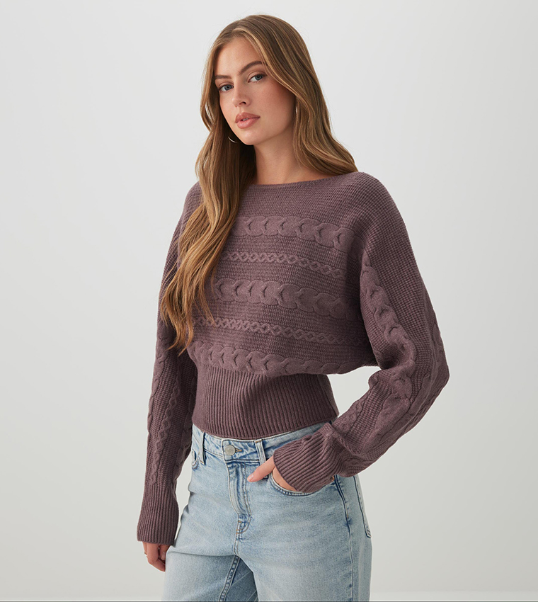 اردين  سترات - بنفسجي  Sweaters