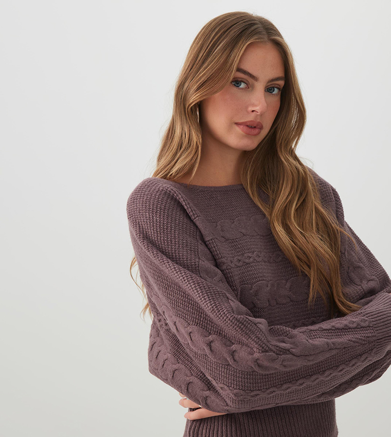 اردين  سترات - بنفسجي  Sweaters