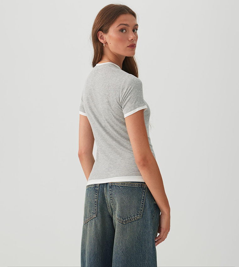 اردين  توبات كاجوال  - رمادي Casual Tops