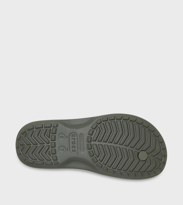 Crocs  Flip-Flops - Olive Flip-Flops