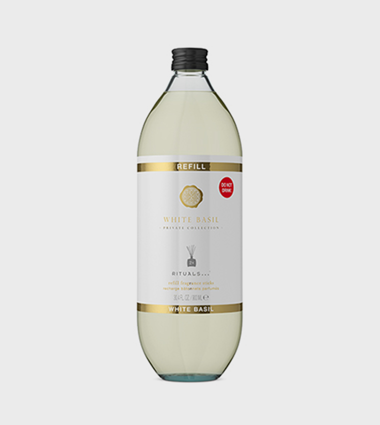 White Basil Fragrance Sticks Refill, 900ml