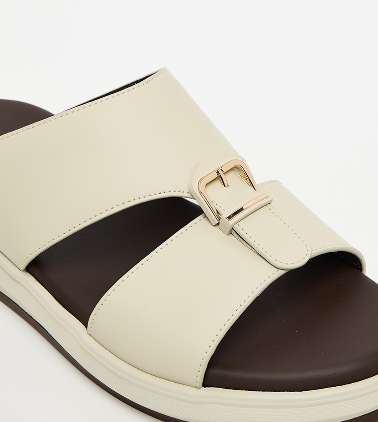 AL MAZYOON Textured Arabic Sandals