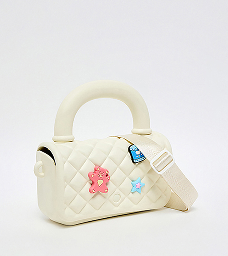 R&B  Shoulder Bag - Ivory Shoulder Bag