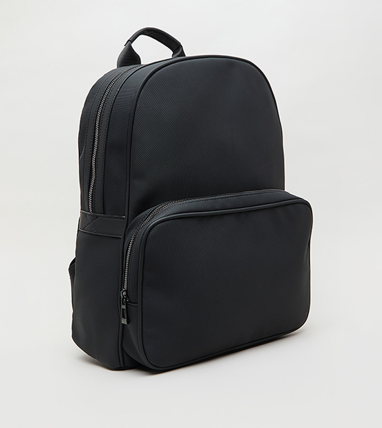 Solid Zip-Around Backpack