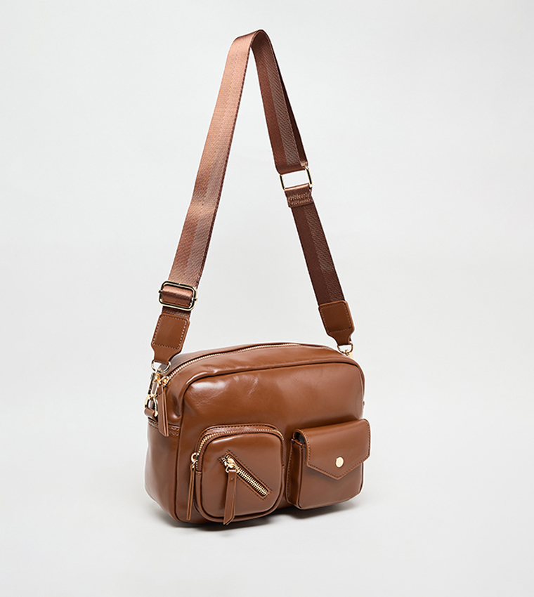 Solid Crossbody Bag
