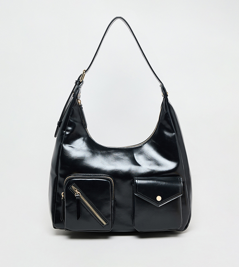 Solid Shoulder Bag
