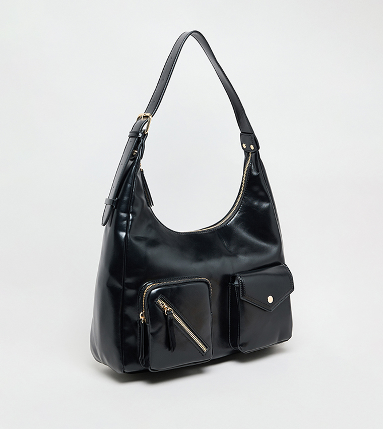 Solid Shoulder Bag