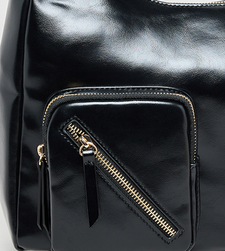 Solid Shoulder Bag