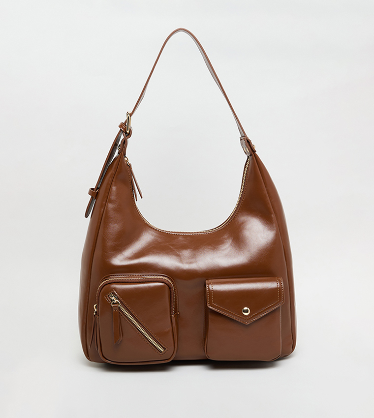 Solid Shoulder Bag
