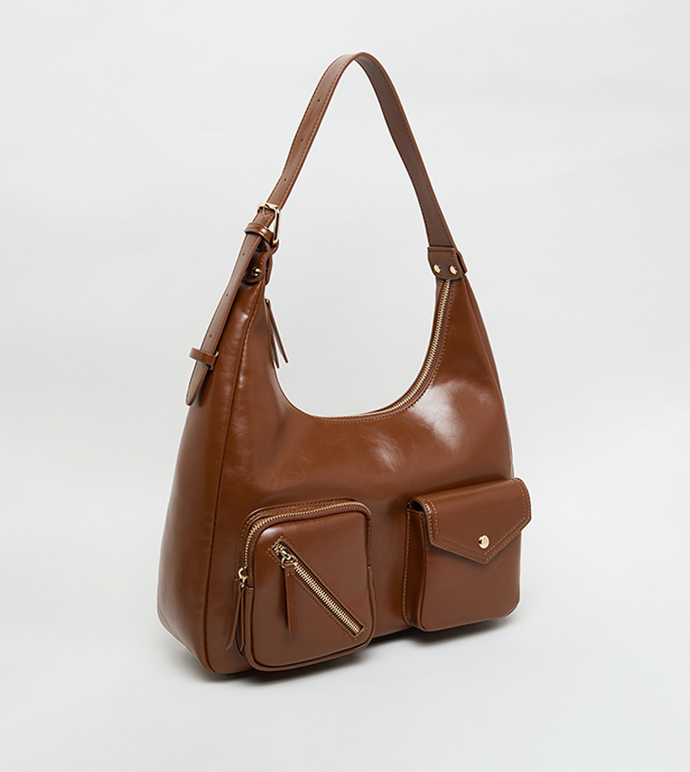 Solid Shoulder Bag