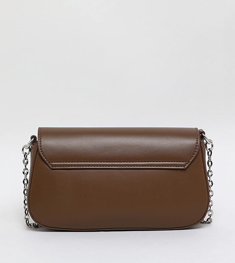 Solid Flap Sling Bag