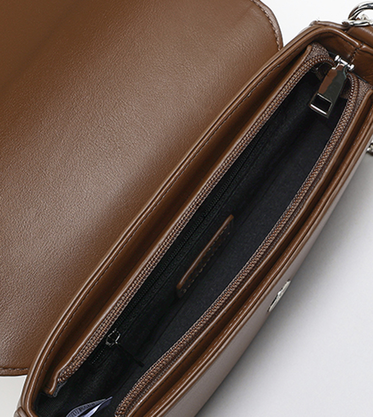 Solid Flap Sling Bag