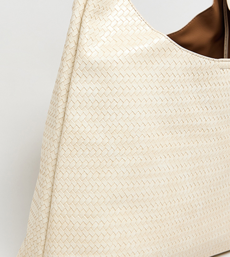 Braided Shoulder Bag Set