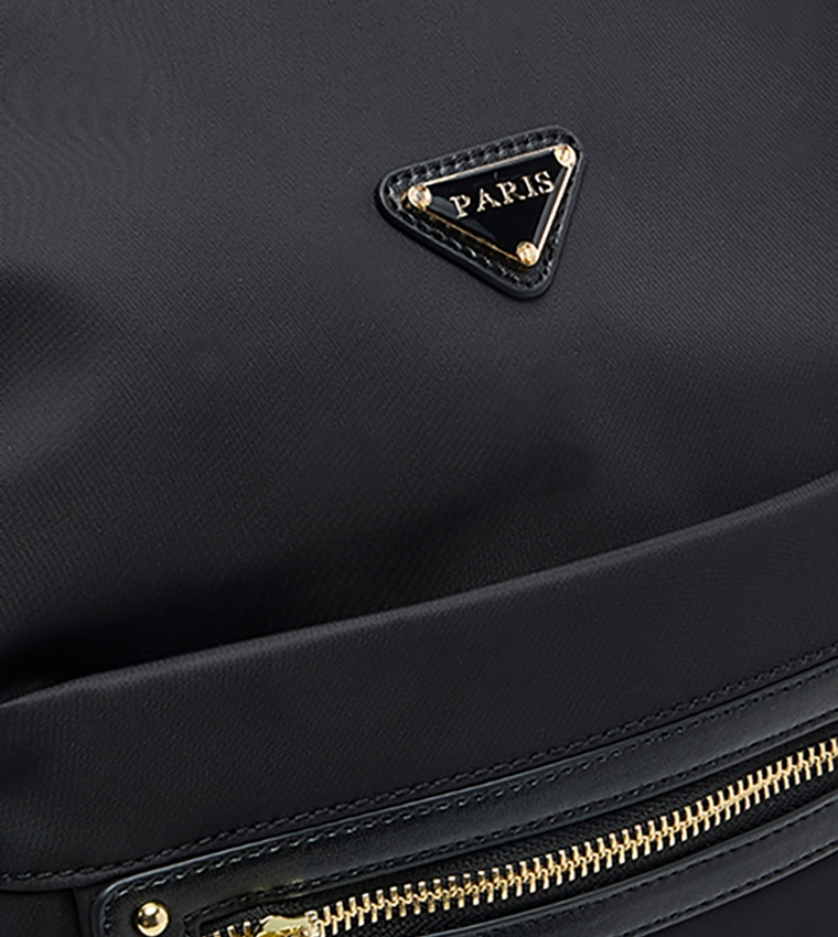 R&B  Backpacks - BLACK 