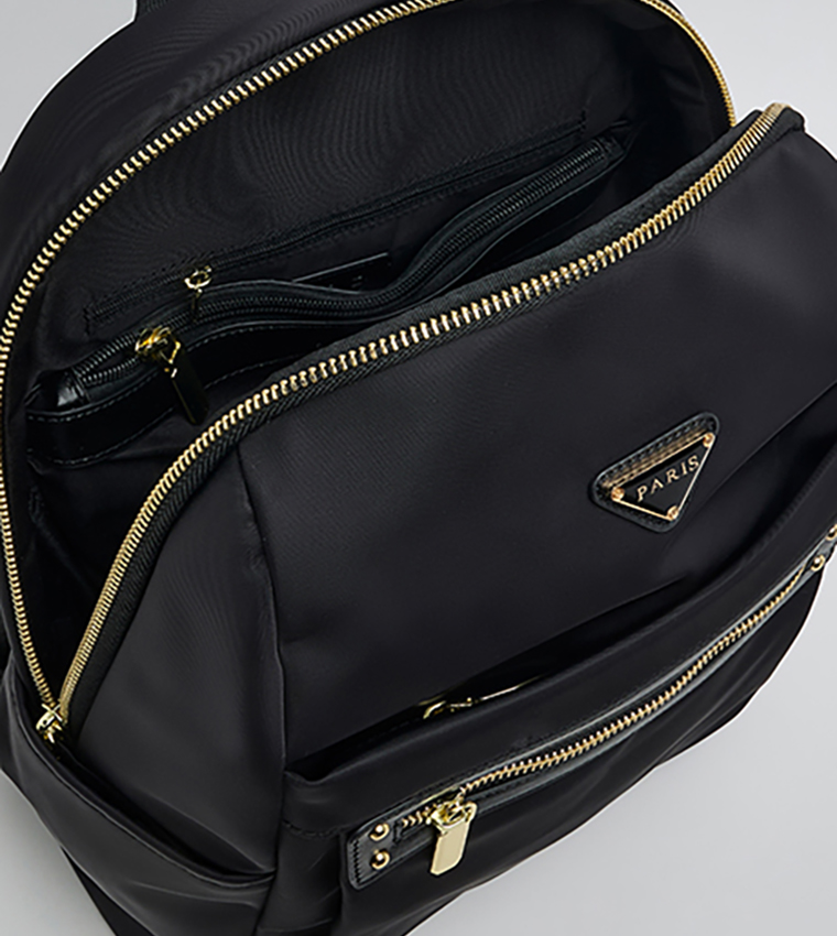 R&B  Backpacks - BLACK 