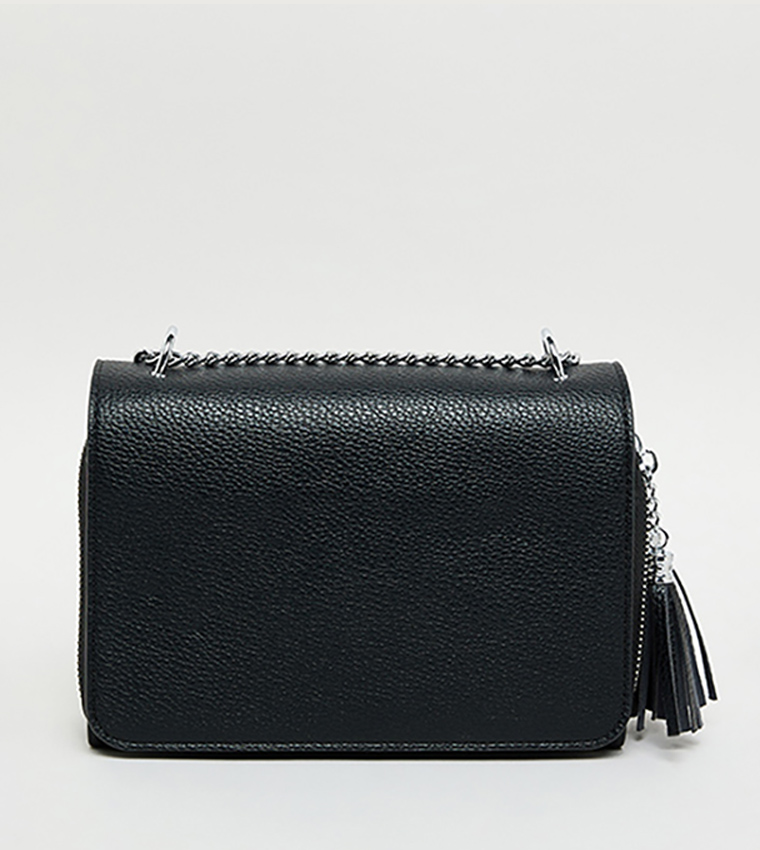 Textured Convertible Crossbody Bag