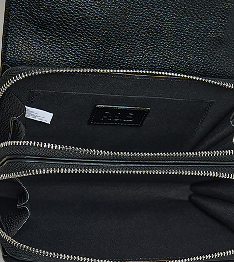 Textured Convertible Crossbody Bag
