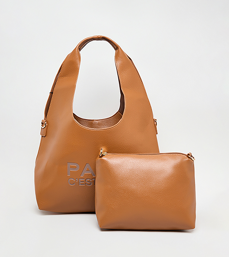 R&B  Shoulder Bags - Tan Shoulder bags