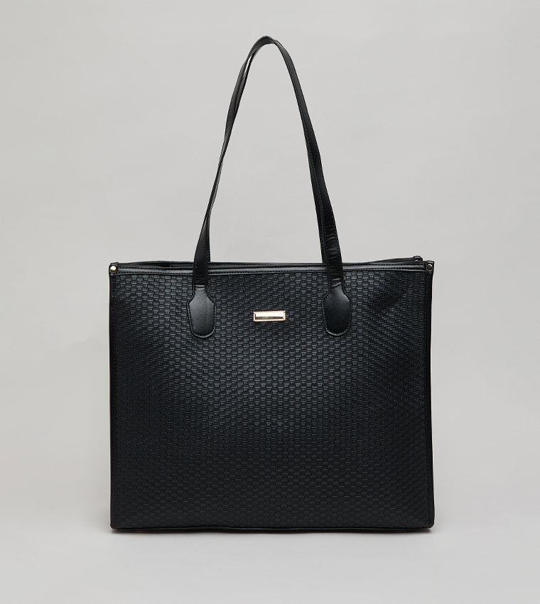 Textured Shoulder Bag