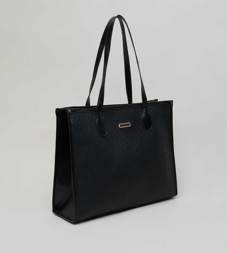 Textured Shoulder Bag