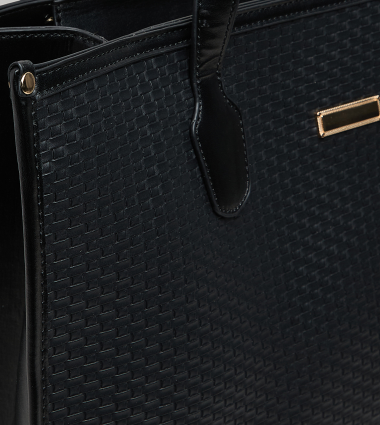 Textured Shoulder Bag
