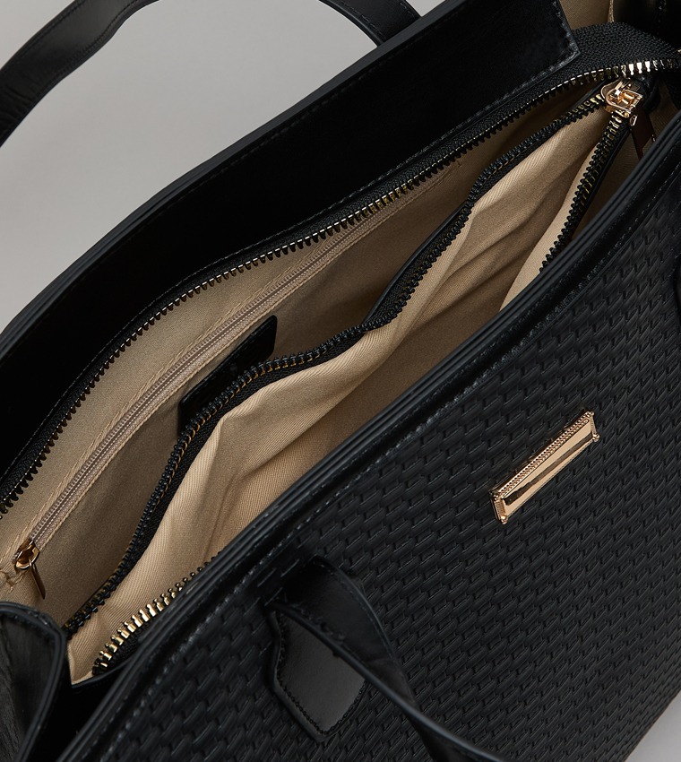 Textured Shoulder Bag