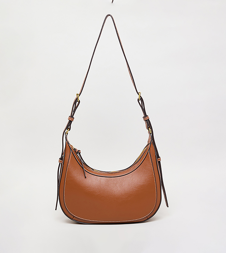 Solid Shoulder Bag