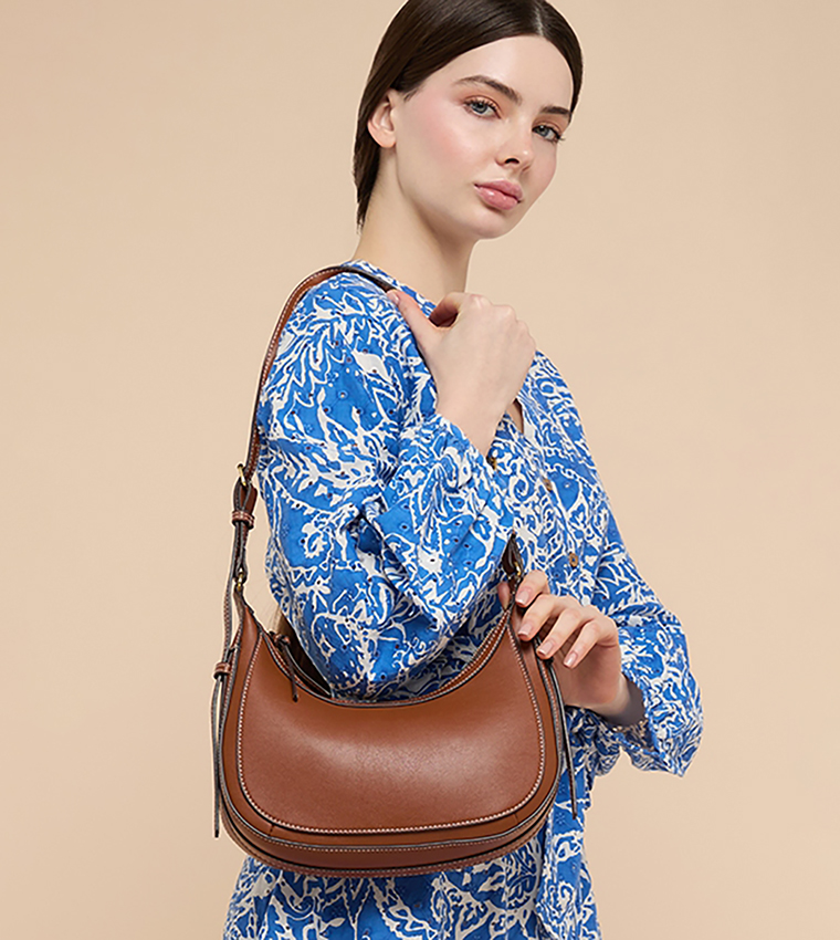 Solid Shoulder Bag