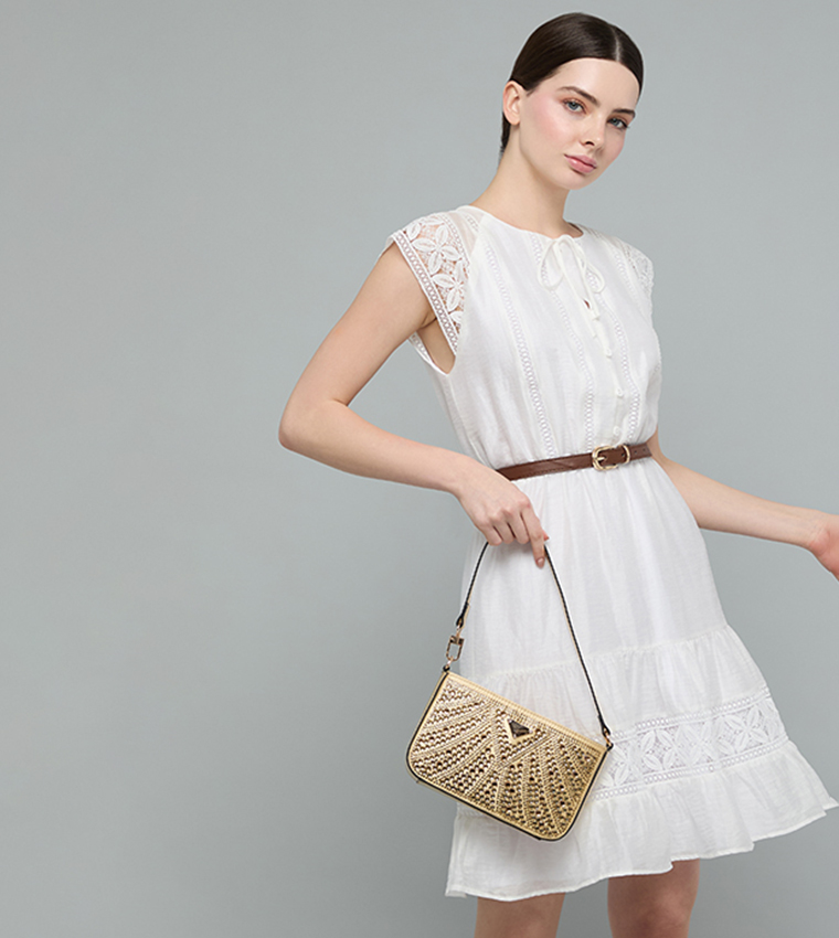 Embellished Shoulder Bag