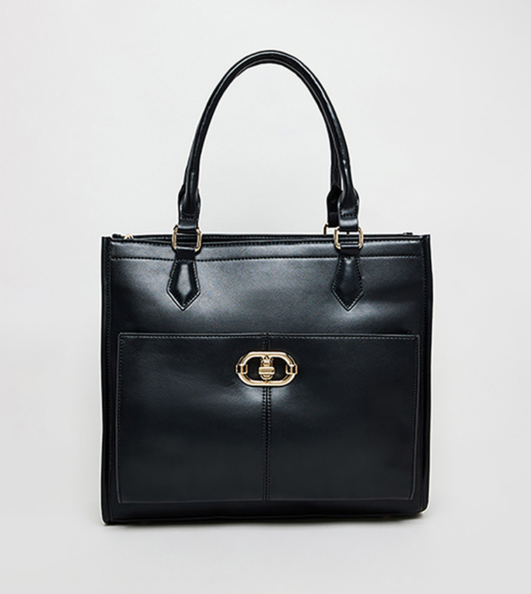 R&B  Tote Bags - Black Tote Bags