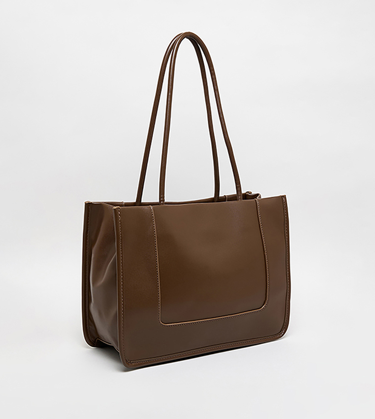 Solid Shoulder Bag