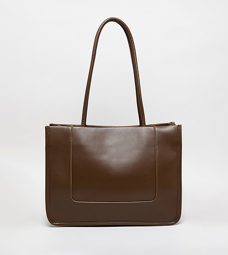 Solid Shoulder Bag