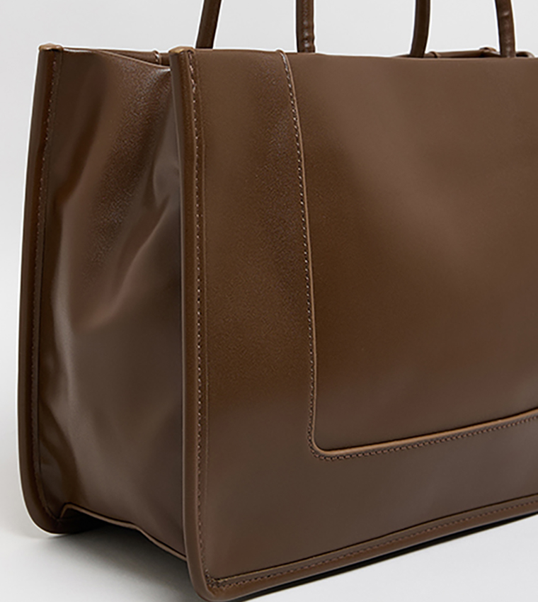 Solid Shoulder Bag