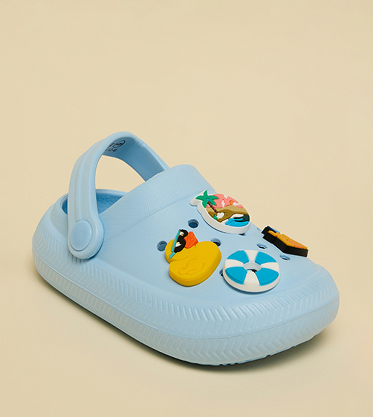 R&B  Clogs - Blue clogs