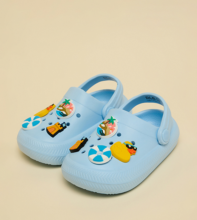 R&B  Clogs - Blue clogs