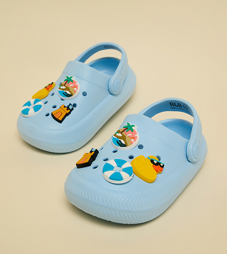R&B  Clogs - Blue clogs