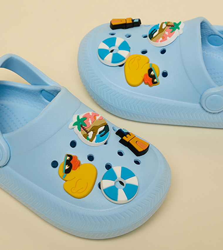 R&B  Clogs - Blue clogs